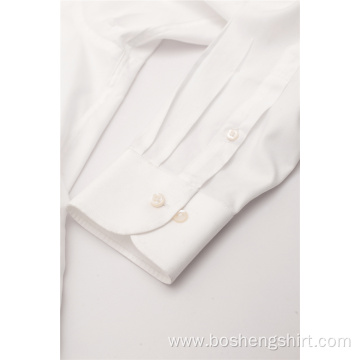 Men's Custom White Dress Shirt